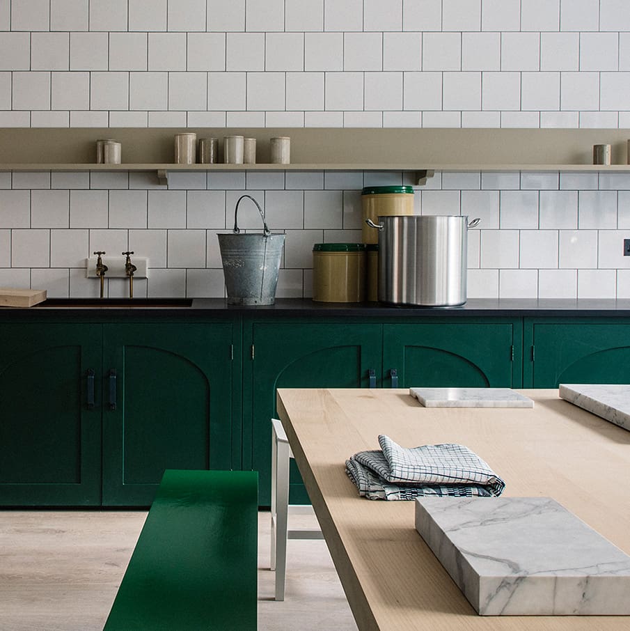  Plain English Design Pimlico Road Showroom featuring the Kew inspired Bespoke kitchen design