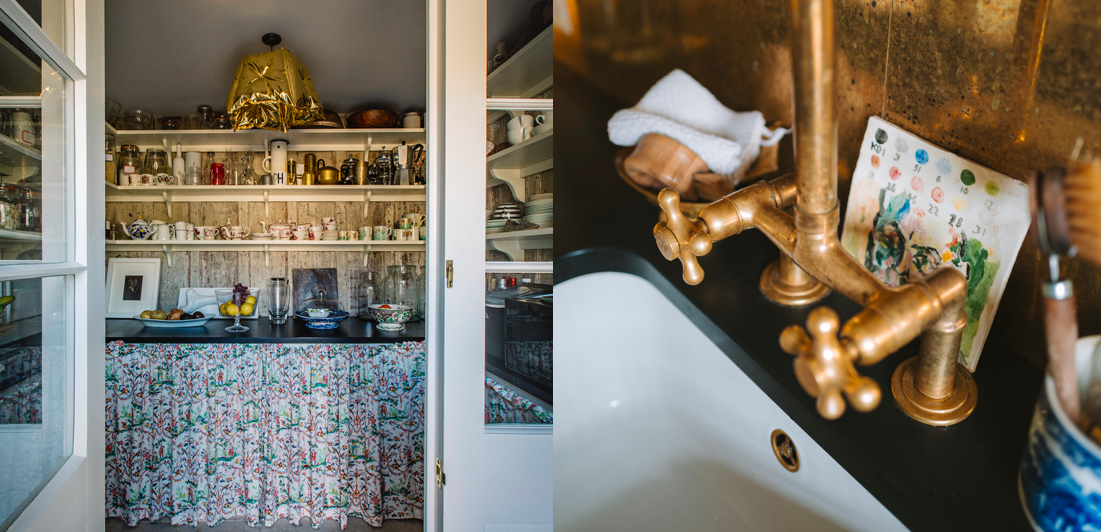  Westbrook House kitchen and pantry by Plain English, designed with Harriet Anstruther