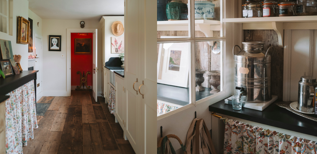  Westbrook House kitchen and pantry by Plain English, designed with Harriet Anstruther